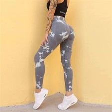 Damen Sport Yoga Leggings Fitness Push Up Sexy High Waist Leggins Trainingshose