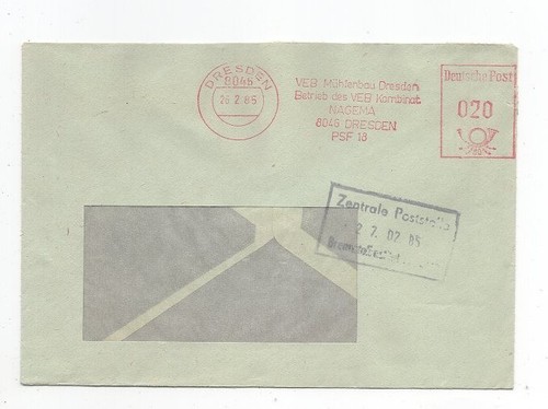 Ddr brief absenderfreistempel - ddr,