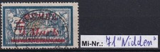 Memelgebiet Mi-Nr.: 71 mit