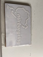Nürburgring Sticker weiß