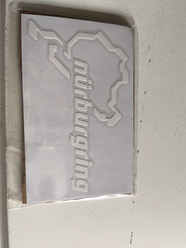 Nürburgring sticker weiß - nürburgring,