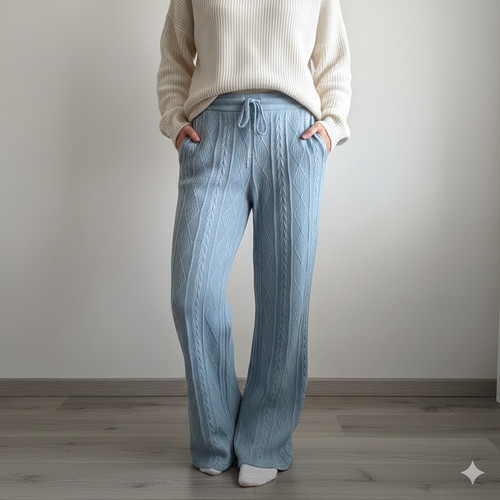 Warme kuschelige strickhose - kuschelige,