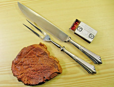 mittlgr. Tranchierbesteck lg. rostfr Klg. WMF 900 Fächermuster 90g vers. *0050j