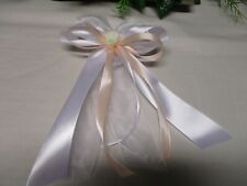 10x Autoschleifen Antennenschleifen Spiegelschleifen Autoschmuck Hochzeit 