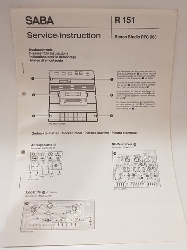 Saba service instruction - saba,