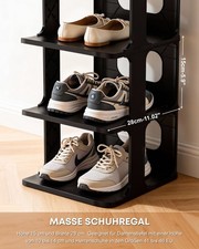 Schuhregal 6 Ebenen Stapelbar