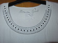 Kurzarm Shirt mit Strass ☆