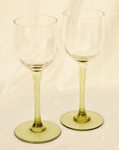 Vintage art deco weingläser - art,