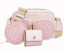 Michael Kors Tasche Umhängetasche Jet Set Item MD PKT Xbody P. BlushMulti neu