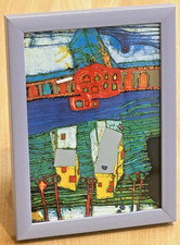 Kleiner gerahmter kunstdruck - kleiner,
