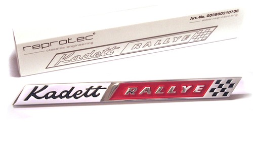 Opel kadett rallye - b, emblem