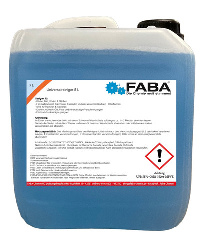 Faba universalreiniger l - 5,