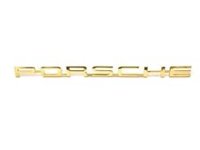 PORSCHE 356 B-T6 & C  SCHRIFTZUG GOLD EMBLEM MIT  2 MUTTERN 64455930106 OEM