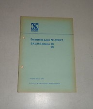 Teilekatalog / Ersatzteilliste