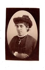 Alfred Lewitz CDV Foto Damenportrait - Hamburg um 1880