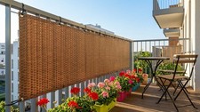 PE-Rattan Balkonverkleidung