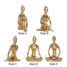 Yoga Girl Statue Figur, Home