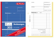 10x Herlitz 303 Rechnungsblock