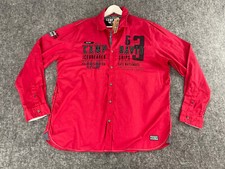 Camp David Shirt Mens 2XL Red