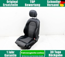 Sitz vorn links Leder Stoff