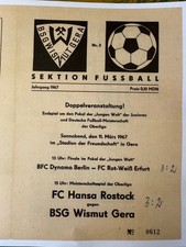 DDR Oberliga BSG Wismut Gera -