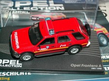 Opel Colection  Serie Opel " Frontera A Feuerwehr 1991-1998 "  Modell 1:43