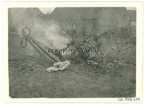 Orig foto brennendes flugzeug - foto,