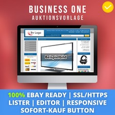 BUSINESS ONE | eBay Template
