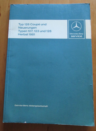 Mercedes werkstatthandbuch - mercedes,