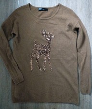 Hallhuber Damen Pullover braun