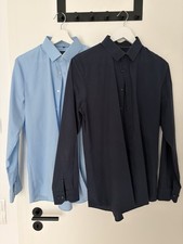 2x OLYMP Herrenhemden – No.6 Six Super Slim – Größe 41 blau – sehr guter Zustand