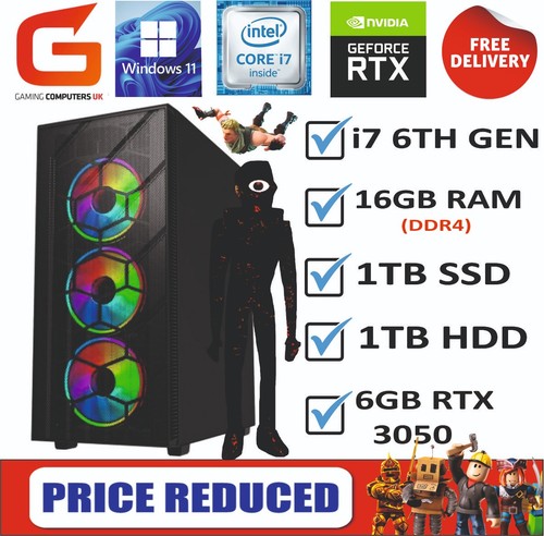 Gaming 6th 16gb ram ddr4 - gaming, i7