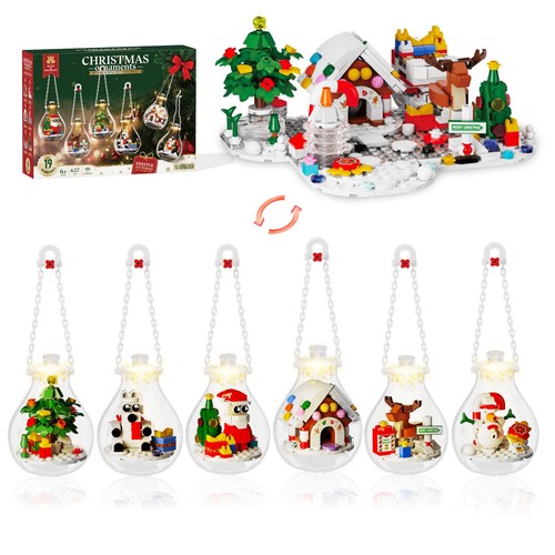 Weihnachtsdeko klemmbausteine - weihnachtsdeko,