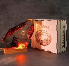 Epoxidharz LED Diorama Lampe