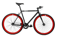 Brand New FabricBike Original Fixie – Matte Black Frame & Red Wheels – Size M