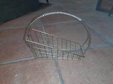 True Vintage Flaschenhalter Weinkorb Weinständer gold Midcentury Rockabilly