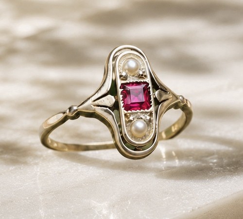 Wunderschöner ring 585 - wunderschöner, gold