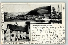 13618495 - 7809 Oberwinden Gasthaus Zum Rebstock Kirche 1909
