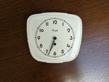 Kienzle Wanduhr Keramik Vintage midcentury 50er creme steht still 413/26