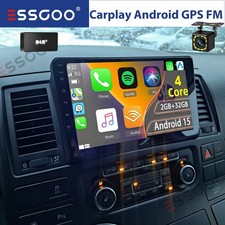 2+32GB für VW T5 Multivan Transporter DAB+ BT Autoradio CarPlay Navi Android 15