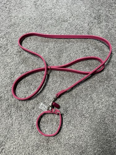 Hunter leine leder pink 140cm - leine,