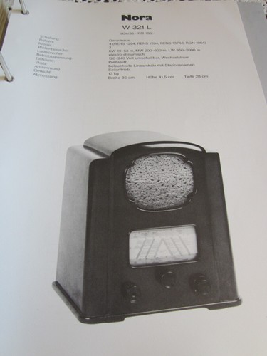 Schaltplan radio nora 321 - nora,