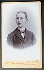 CDV Foto um 1905, Student, Berlin