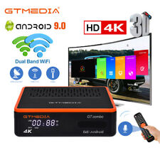 4K UHD Android Smart TV Box DVB-T/T2 Kabel Satelliten Receiver WIFI Mediaplayer