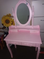 Schminktisch für Kinder mit Schubladen und Spiegel