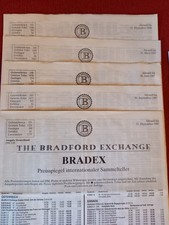 Bradex Preisspiegel internationaler Sammelteller 1x1996 + 4x1997