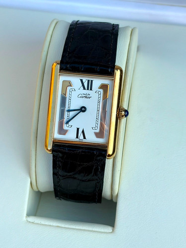 Cartier tank vermeil - vermeil, uhr