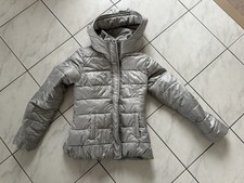 Abercrombie & Fitch Damenjacke, Daunen, Größe L, Silbergrau