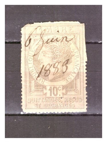 Frankreich fiskalmarke 1889 - fiskalmarke, um