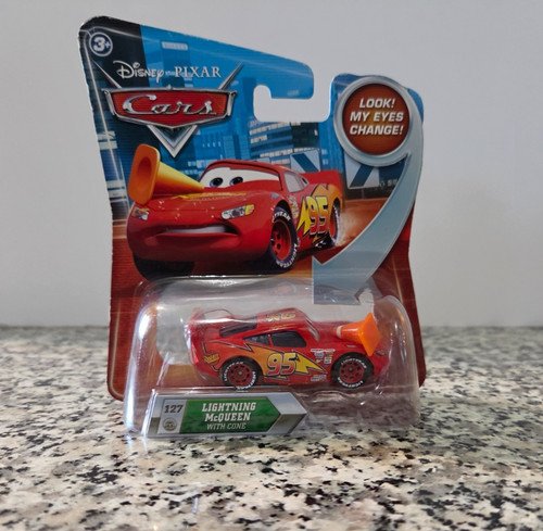 Lightning mcqueen with - with, cone